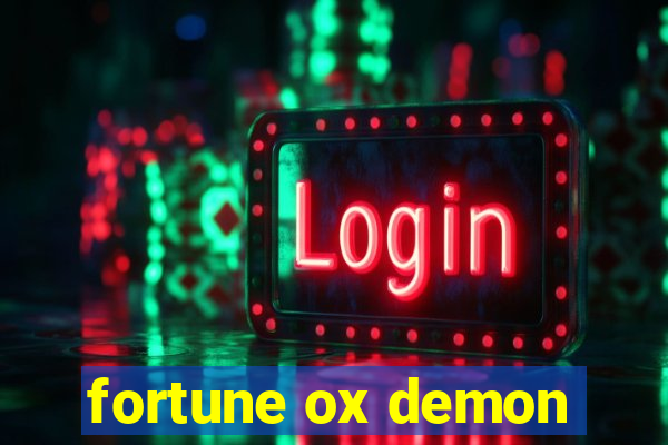 fortune ox demon